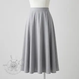 Viscose met linnen BUBBLY light grey