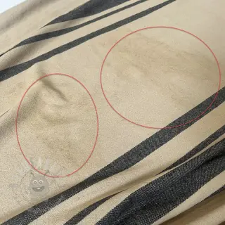 Decoratiestof Bernadette stripe lin noir 2e keus