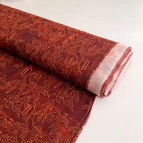 Viskóza RAYON POPLIN Flow design B