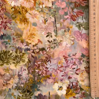 Viscose RAYON POPLIN Blossoms design B