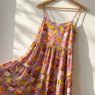 Viscose RAYON POPLIN Fruity design C