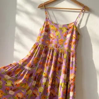Viskóza RAYON POPLIN Fruity design C