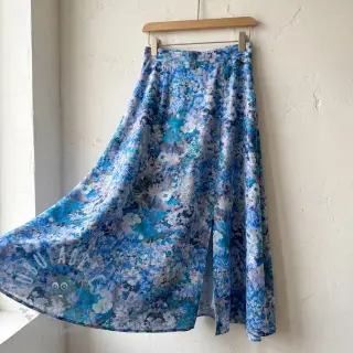 Viscose RAYON POPLIN Blossoms design C
