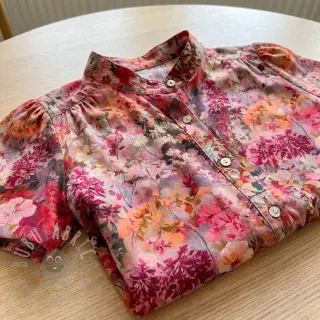 Viscose RAYON POPLIN Blossoms design A