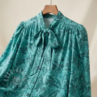 Viscose RAYON POPLIN Paisley design C