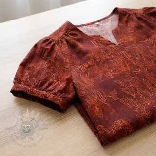 Viscose RAYON POPLIN Flow design B