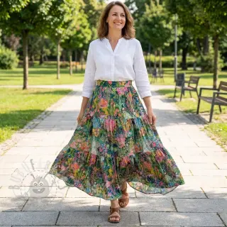 Viscose RAYON POPLIN Eve design B
