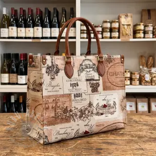 Decoratiestof Linenlook Wine label box
