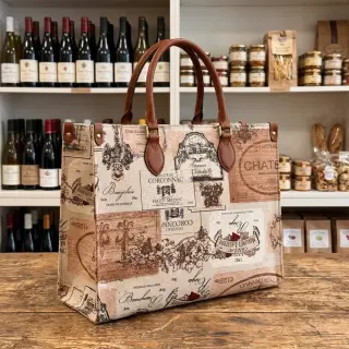 Dekoračná látka Linenlook Wine label box