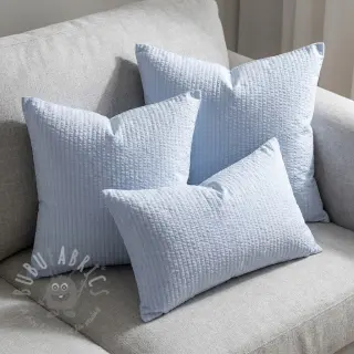 Katoenen stof BUBBLE dusty blue