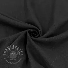 Viscose met linnen WASHED black