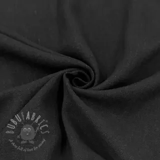 Viscose met linnen WASHED black