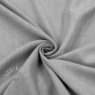 Viscose met linnen WASHED grey