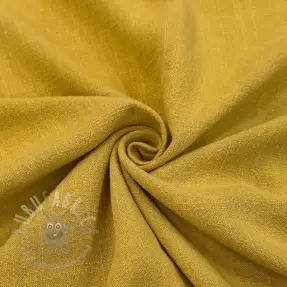 Viscose met linnen WASHED ochre