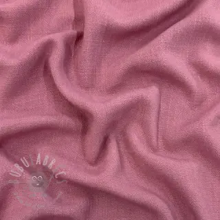 Viscose met linnen WASHED old pink