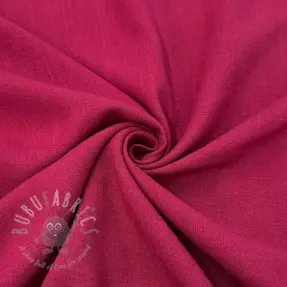 Viscose met linnen WASHED berry
