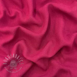Viscose met linnen WASHED berry