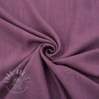 Viscose met linnen WASHED mauve