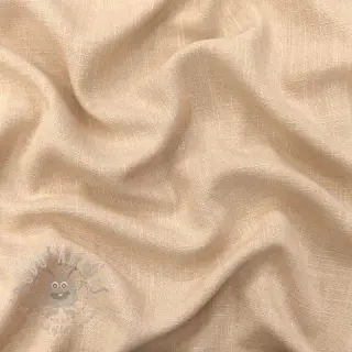 Viscose met linnen WASHED beige