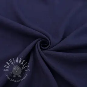 Viscose met linnen WASHED navy