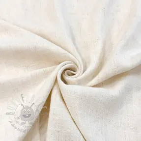 Viscose met linnen WASHED light beige