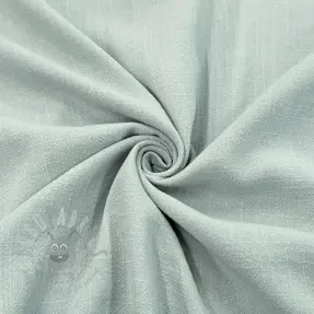 Viscose met linnen WASHED mint