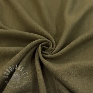 Viscose met linnen WASHED olive