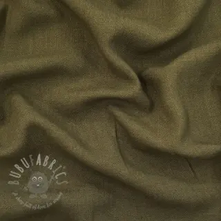 Viscose met linnen WASHED olive
