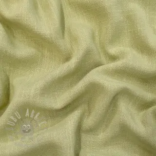 Viscose met linnen WASHED light lime