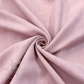 Viscose met linnen WASHED old rose