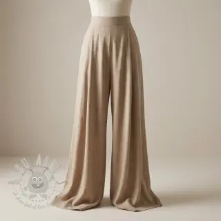 Viscose met linnen WASHED sand