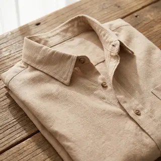 Viskóza s ľanom WASHED beige