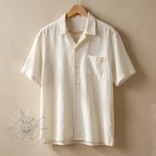Viscose met linnen WASHED ecru