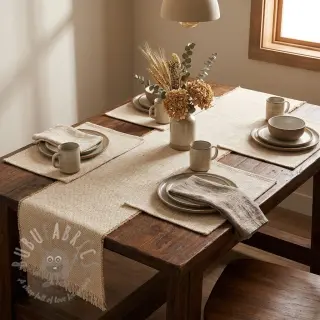 Decoratiestof Canevas lin