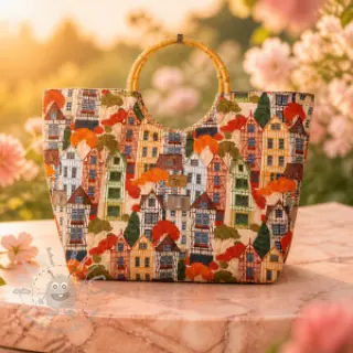 Decoratiestof premium Favourite village