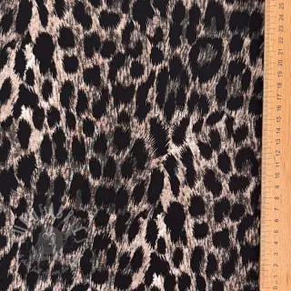 Viscose RADIANCE Wild skin grey digital print