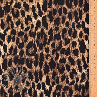 Viscose RADIANCE Wild skin brown digital print