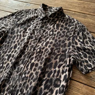 Viscose RADIANCE Wild skin grey digital print