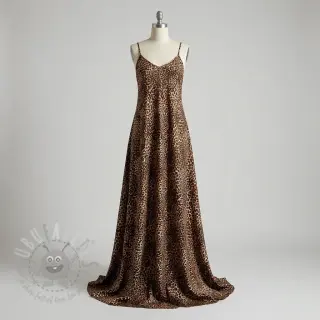 Viscose RADIANCE Skinny brown digital print