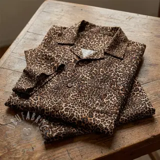 Viscose RADIANCE Skinny brown digital print
