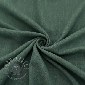 Viscose met linnen WASHED dark green