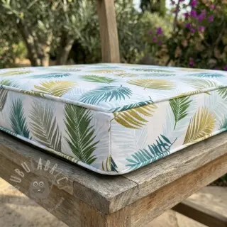Decoratiestof OUTDOOR Hendaye blanc