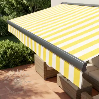 Decoratiestof OUTDOOR PREMIUM Stripe yellow