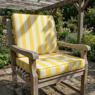 Decoratiestof OUTDOOR PREMIUM Stripe yellow