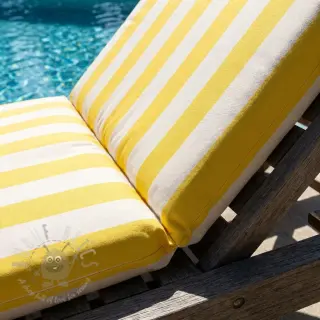 Decoratiestof OUTDOOR PREMIUM Stripe yellow