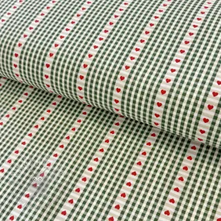 Katoenen stof COSY vert