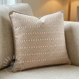 Katoenen stof COSY ficelle