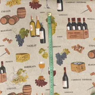 Decoratiestof Linenlook Wine tasting