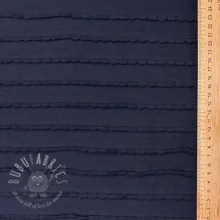 Tricot RUFFLES navy