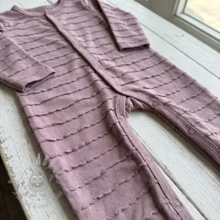Tricot RUFFLES mauve